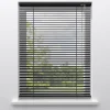 Aluminium Jaloezie Bent Zwart 25mm