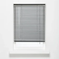 Aluminium Jaloezie Jade Antraciet 25mm 180x175 Cm
