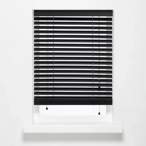 Bamboe Jaloezie Jax Zwart 180x175 Cm