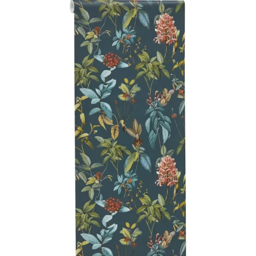 Behang Isa Blauw