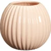 Bloempot Ribbel Roze 15x13 Cm