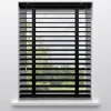 Fenstr Aluminium Jaloezie Mels Mat Zwart 50mm