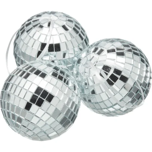 Hanger Discobal Zilver - 3 Stuks