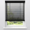 Houten Jaloezie Xander Zwart 50mm