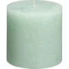Kaars Rustiek Mint 10x10 Cm