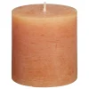 Kaars Rustiek Terra 7x7 Cm