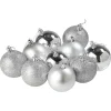 Kerstbal Zilver 10 Stuks