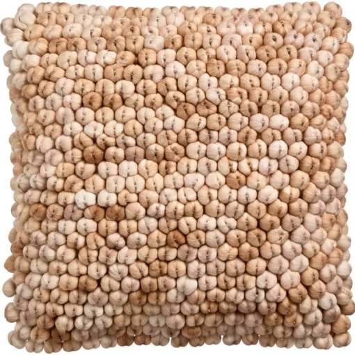 Kussen Dot Taupe 45x45 Cm