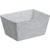 Mand Vilt Grijs 30x23x15cm
