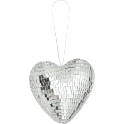 Object Hart Disco Zilver - Maat S