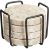 Onderzetters Marmer Zand 4 Stuks