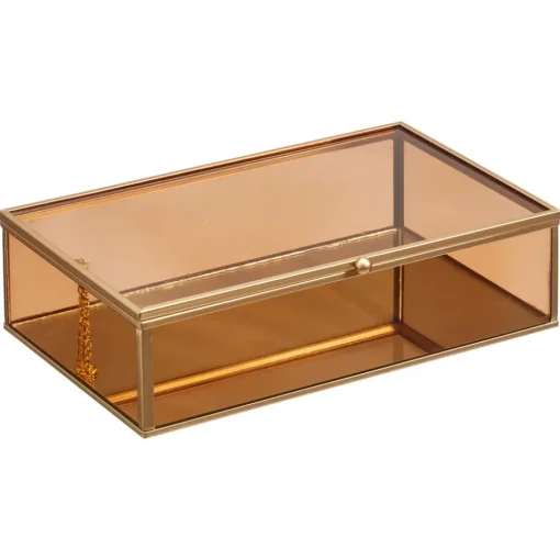 Opbergkistje Caen Oranje 23x14 Cm