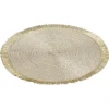 Placemat Rond Goud