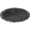 Placemat Rond Zwart