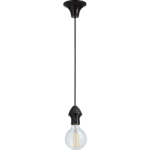 Snoerpendel E27 Zwart
