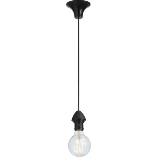 Snoerpendel E27 Zwart