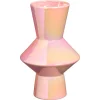 Vaas Pastel Roze 14x14x23 Cm