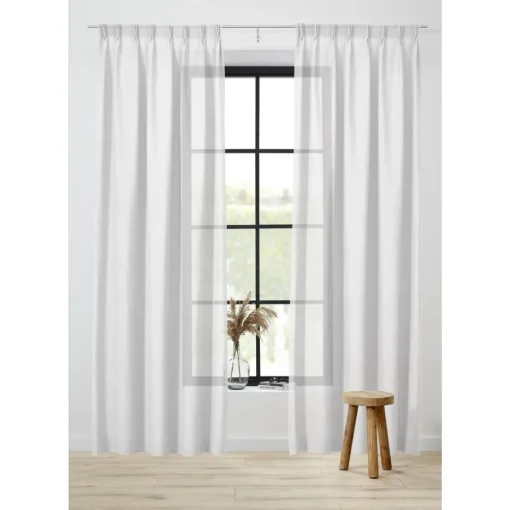 Vitrage Violet Wit 150 Cm