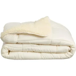 Winterdekbed Teddy Off White 200x200 Cm